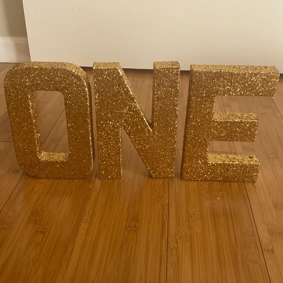 Party Supplies One Glitter Letters Poshmark